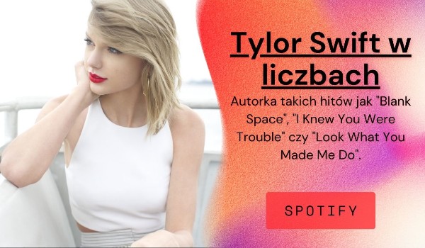 Taylor Swift w liczbach – Spotify