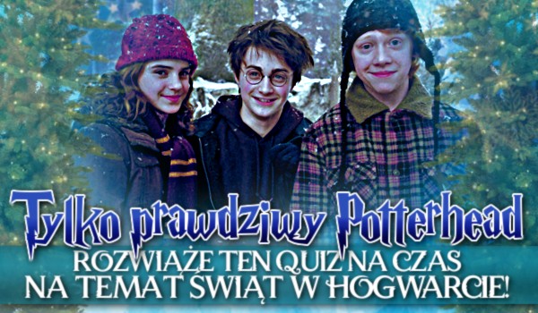 Tylko prawdziwy Potterhead rozwiąże ten quiz na czas na temat świąt w Hogwarcie!