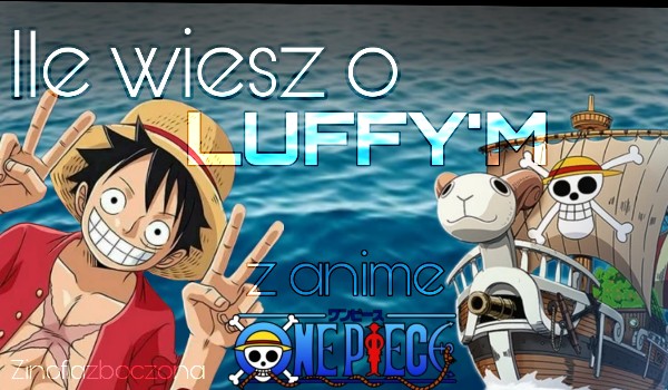 Ile wiesz o Luffy’m z anime One Piece?