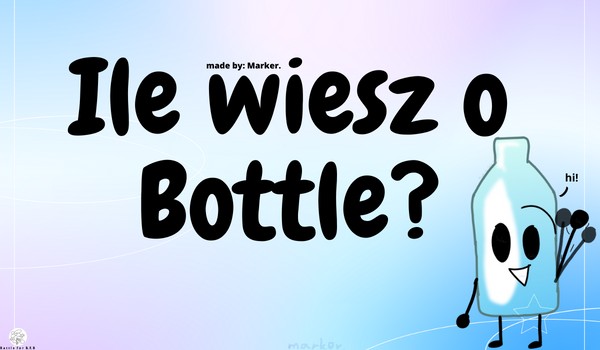 Ile wiesz o Bottle?