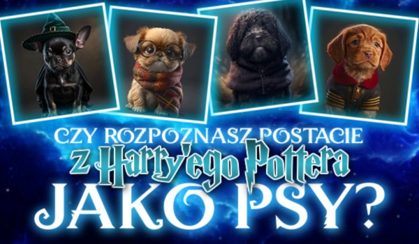 Czy rozpoznasz postacie z Harry’ego Pottera jako psy?