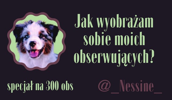 Jak wyobrażam sobie moich obserwujących? | @_Nessine_