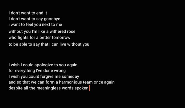 I don’t want to say goodbye 3