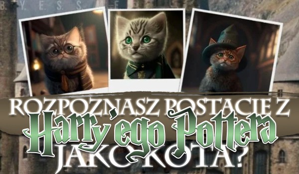 Czy rozpoznasz postacie z Harry’ego Pottera jako koty?