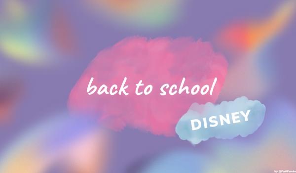 Back to school z Disney 2