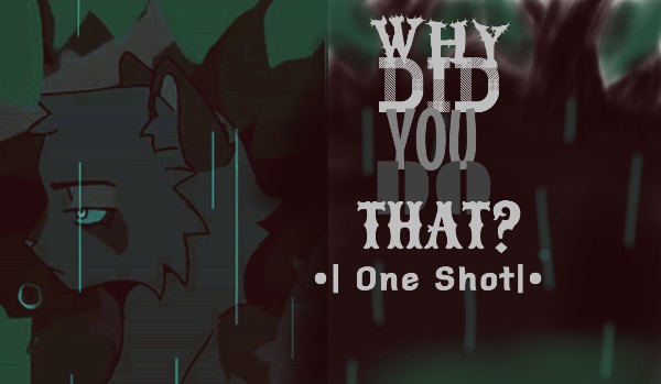 Why did you do that? •| One Shot |•
