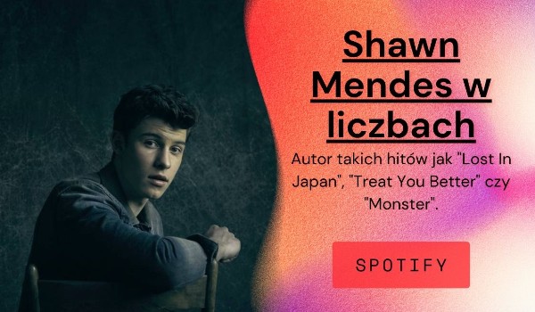 Shawn Mendes w liczbach – Spotify