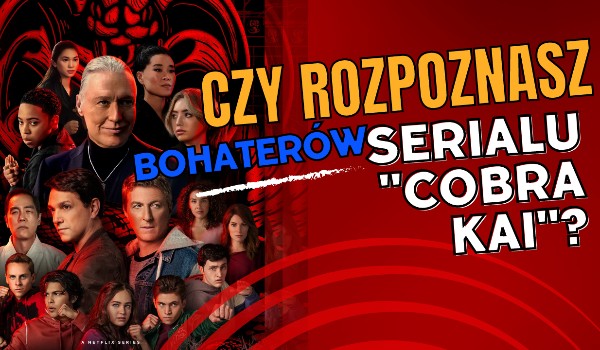 Czy rozpoznasz bohaterów serialu „Cobra Kai”?