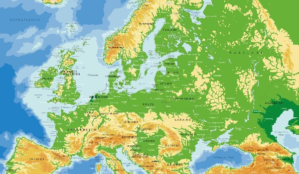 Ile % danej powierzchni kraju w Europie zajmują obszary chronione?