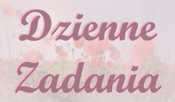 Dzienne Zadania