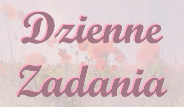 Dzienne Zadania