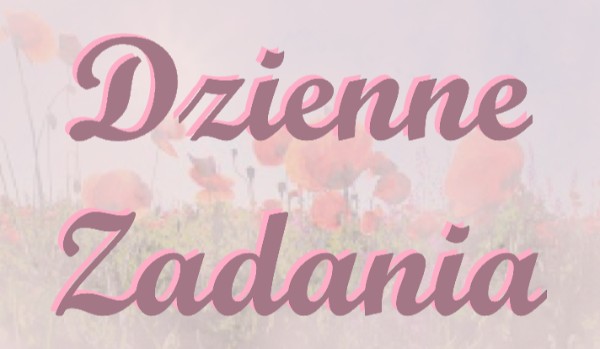 Dzienne Zadania