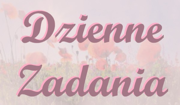 Dzienne Zadania