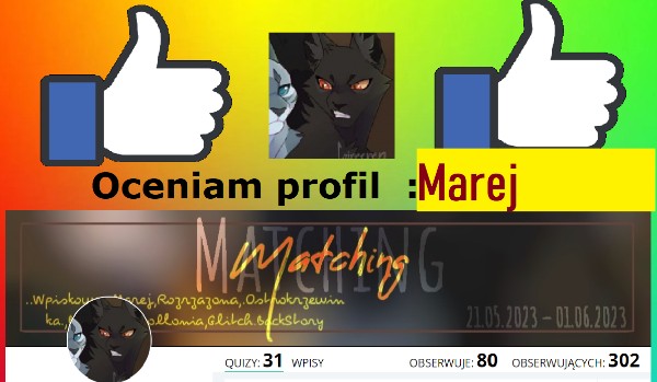 Oceniam profil : @Marej