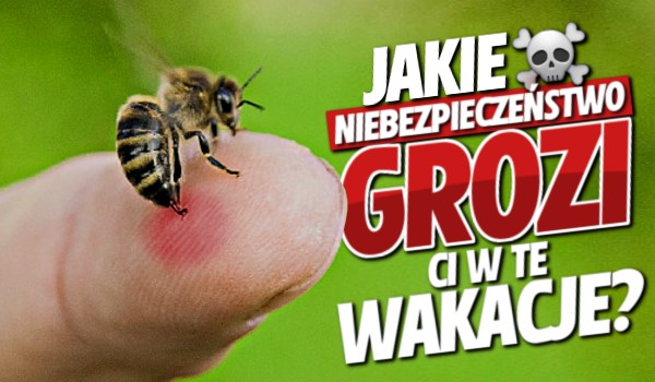 Jakie niebezpieczeństwo grozi Ci w te wakacje?