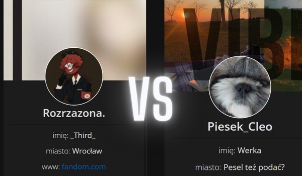 Oceniam profil @Rozrzazona. i @Piesek_Cleo