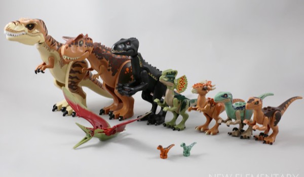 Czy rozpoznasz dinozaury jako klocki LEGO?