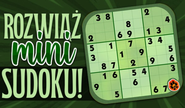 Rozwiąż Mini-Sudoku!