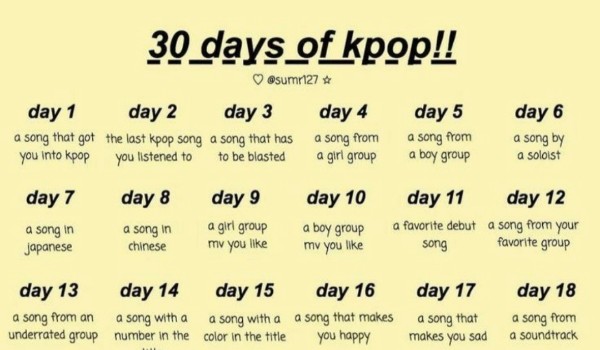 30 days of kpop! Day 4