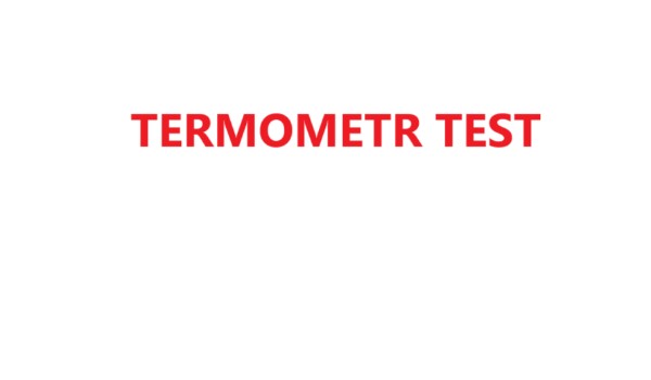 TERMOMETR TEST
