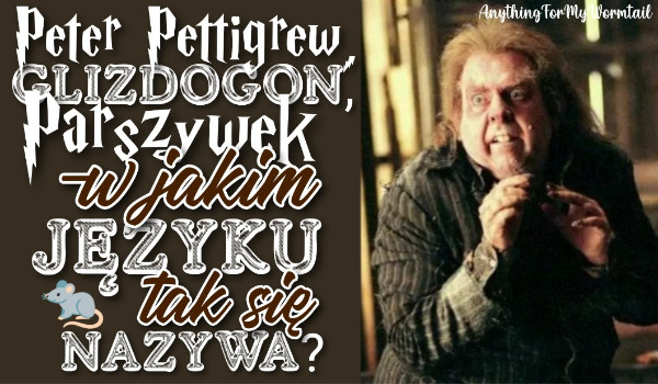 Peter Pettigrew, Glizdogon, Parszywek – w jakim języku tak się nazywa?