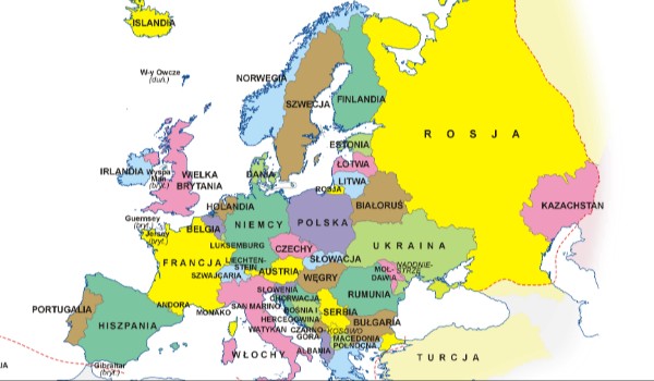 Sprawdź wiedzę o europie