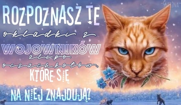 Rozpoznasz te okładki z Wojowników ale po oczach kotów które się na niej znajdują?