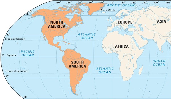 South and North America