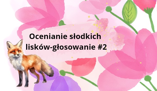 Nudzi mi się w życiu. Ocenianie słodkich lisków-głosowanie #2