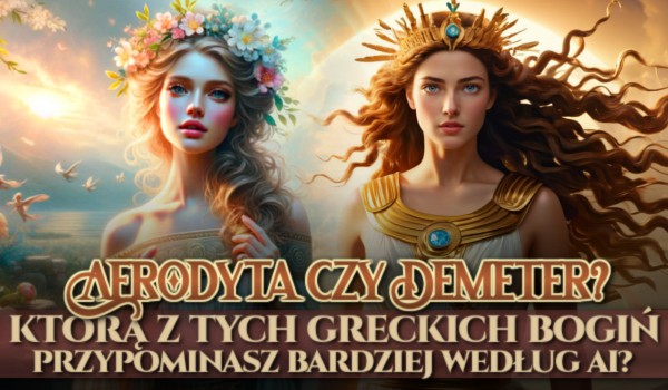 Afrodyta czy Demeter? – Którą z tych greckich bogiń przypominasz bardziej według Al?