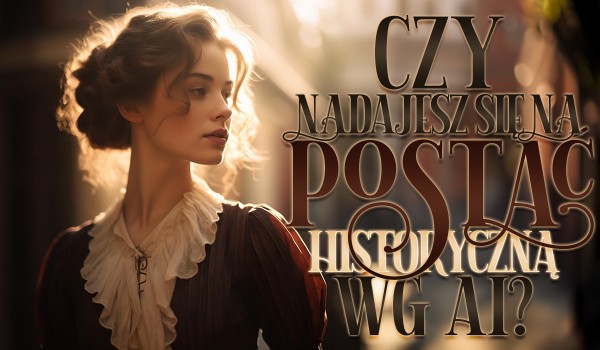 Czy nadajesz się na postać historyczną według Al?