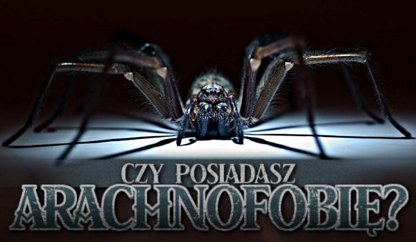Czy posiadasz Arachnofobię?