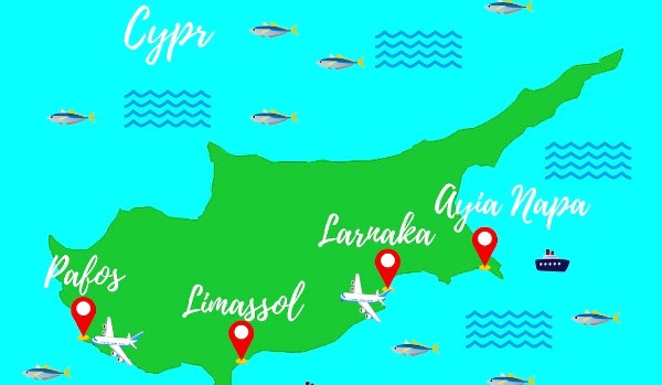 Przeliteruj miasta Cypru