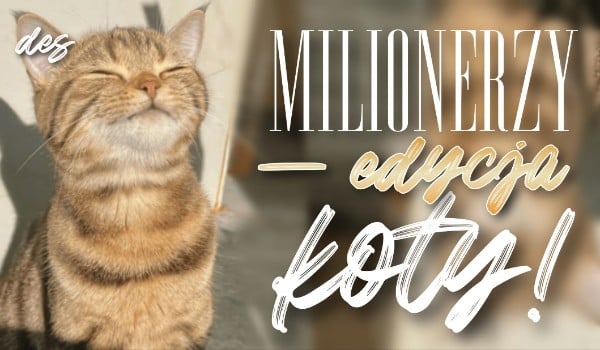 Milionerzy — edycja koty!