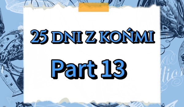 25 dni z końmi. Dzień 13.