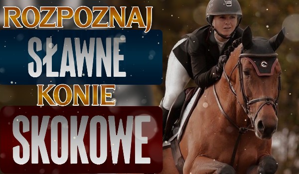 Rozpoznaj sławne konie skokowe!
