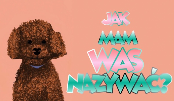 Jak mam was nazywać? (Wygrały cytrynki)