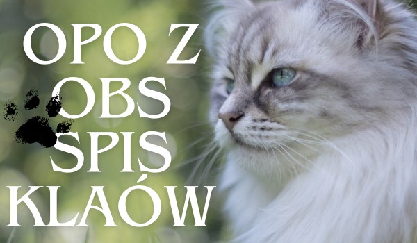 Opo z obs  Spis klanów