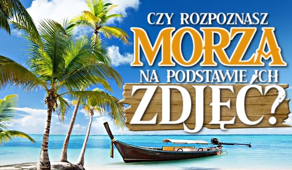 Czy rozpoznasz morza na podstawie ich zdjęć?