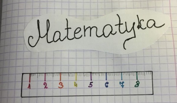 Zdrap pomysł na pierwszą stronę do zeszytu od matematyki!
