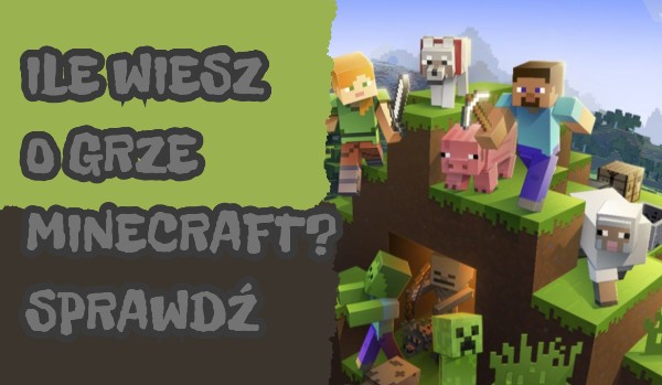 Ile wiesz o grze Minecraft? Sprawdź