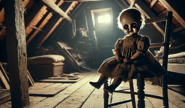 You find an old, creepy doll in the attic. What do you do?