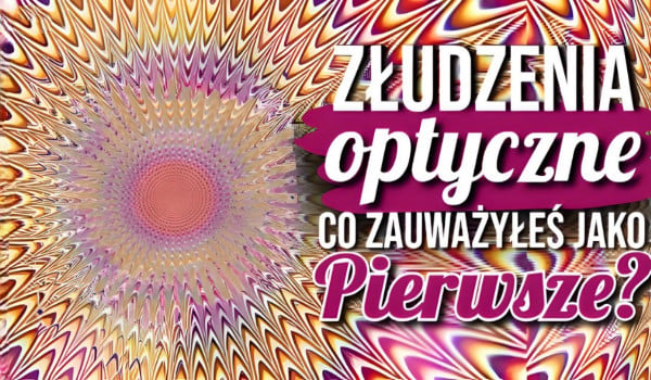 Złudzenia optyczne – Głosowanie. Co zauważyłeś jako pierwsze?