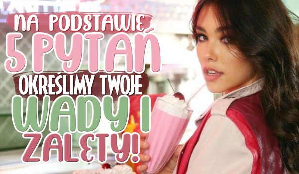 Na podstawie 5 pytań określimy Twoje zalety i wady!