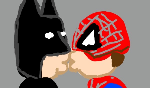 Spiderman kiss batman what?
