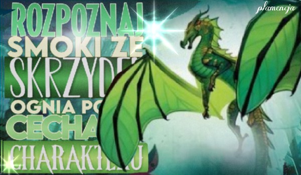 Rozpoznaj smoki ze „Skrzydeł Ognia” po ich trzech cechach charakteru!