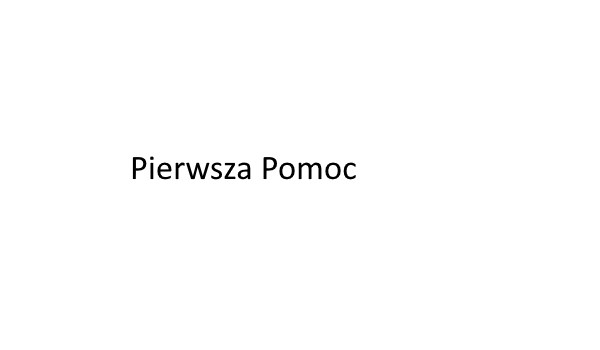 Wiedza na temat pierwszej pomocy