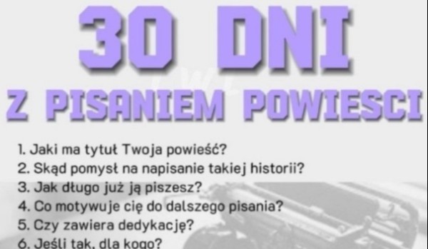 30 dni z pisaniem powieści. Dzień 14.