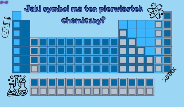 Jaki symbol ma ten pierwiastek chemiczny? cz. 2