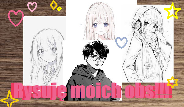 Narysowałam moich obserwujących, w stylu ANIME! Part 1
